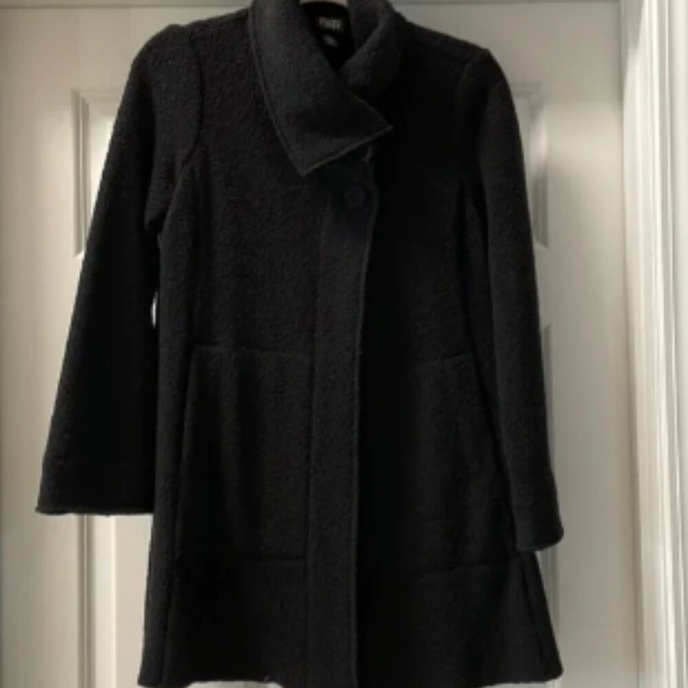 Women’s EILEEN FISHER petites black wool jacket size pp